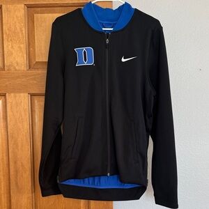 Nike Duke Black Jacket with Blue Collar